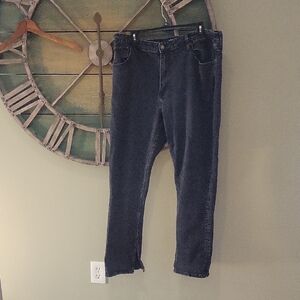 Abercrombie & Fitch Curve Love The Skinny High Rise With Slit Hems